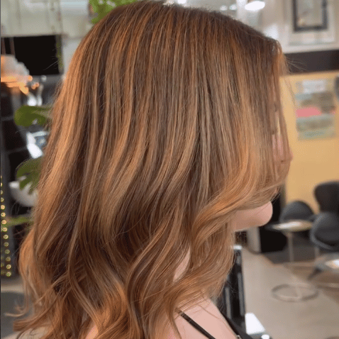 Dimensional balayage highlights at Pura Vida Color Studio